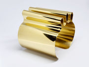 Nik spruill gold brass bracelet