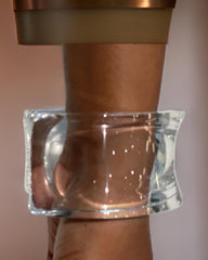 Dream Rain Lucite Cuff Bracelet