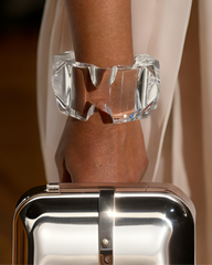 Liquid Lucite Infinity Cuff Bracelet