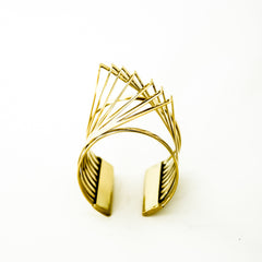 A close up of a HERU ring on a white surface by Nik Spruill.