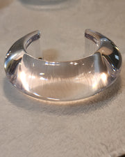 A close up of the Nik Spruill BUBBLE CUFF on a table.