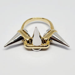 a GALAXY ring with spikes on it from Nik Spruill.