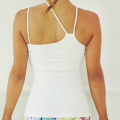 SPACE COLLECTION TANK WHITE by Moves Athletix