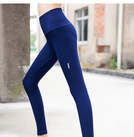 STEEL HIGH WAIST LEGGING BLUE