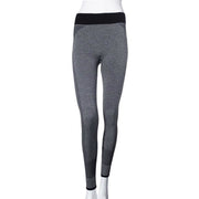 A woman's B'nand Bullseye Legging in gray and black.