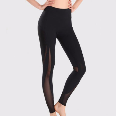 FREEDOM LEGGING BLACK by Moves Athletix Sheer mesh