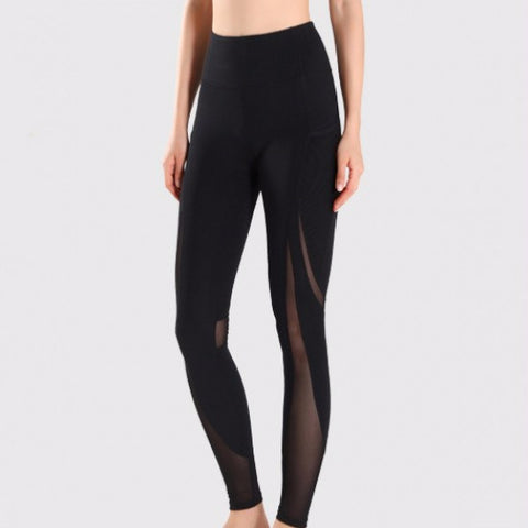 FREEDOM LEGGING BLACK by Moves Athletix Sheer mesh