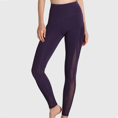 FREEDOM LEGGING PURPLE by Moves Athletix Sheer mesh