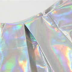 An ILLUMINATE SHORT skirt from Nik Spruill is shown in this image.