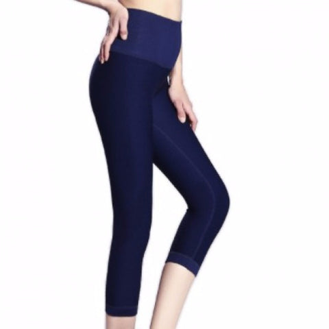 STEEL HIGH WAIST LEGGING BLUE by Moves Athletix