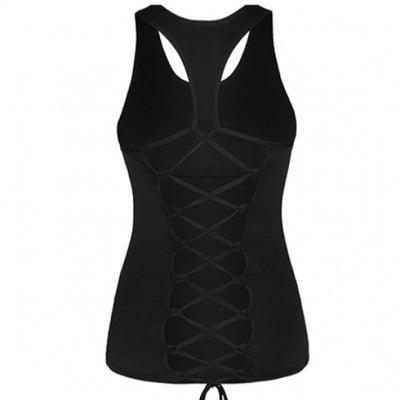 SYDNEY CRISS CROSS BACK SPORTS TANK