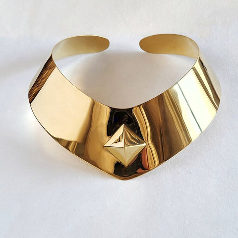 A close up of an ISIS bracelet by Nik Spruill on a white surface.