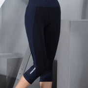 YOU ARE THE ONE HIGH WAIST NAVY/BLACK LEGGING by Moves Athletix